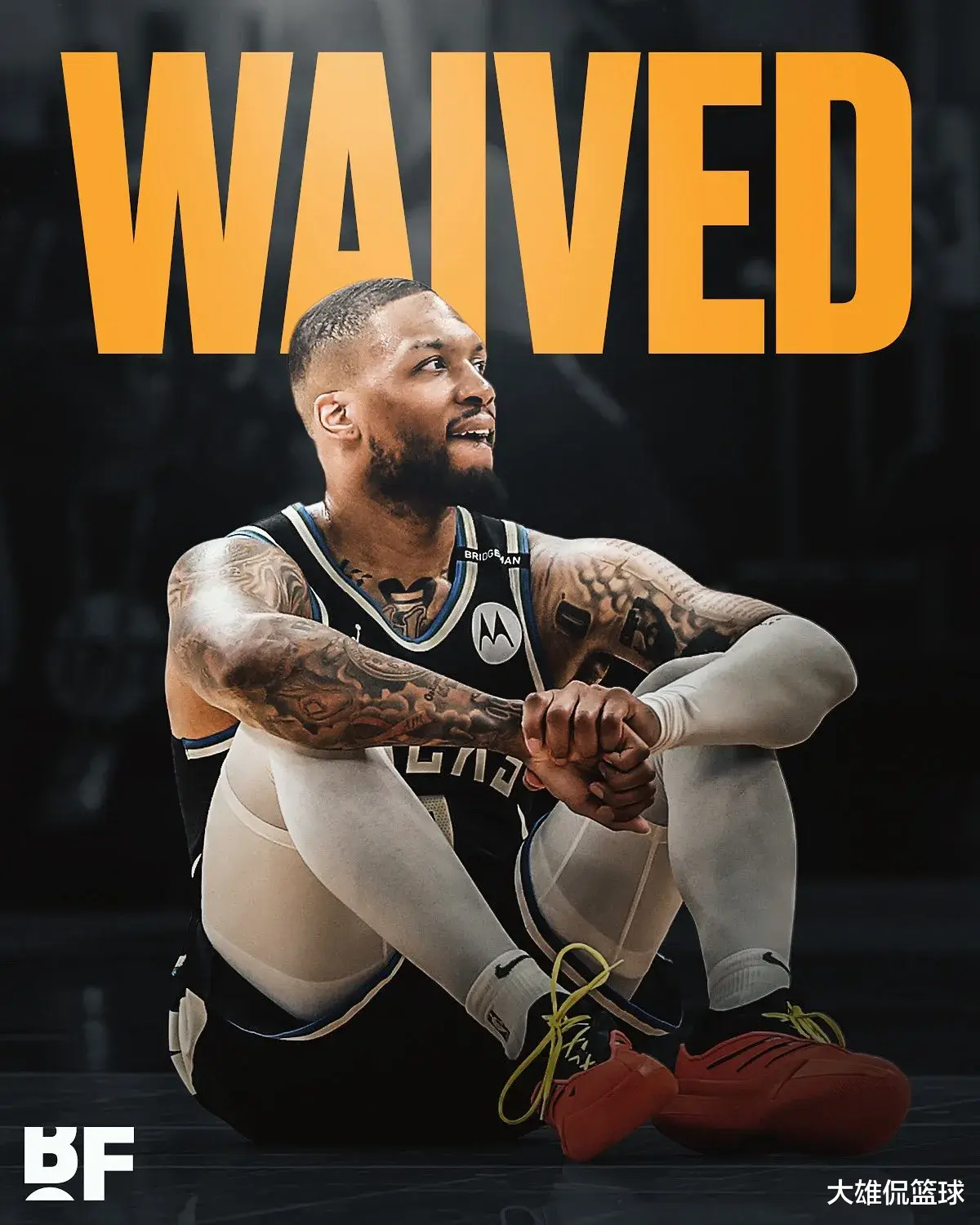 After Lillard was cut by the Bucks, the next five favorites were released, and the Lakers could sign the opponent with a veteran salary